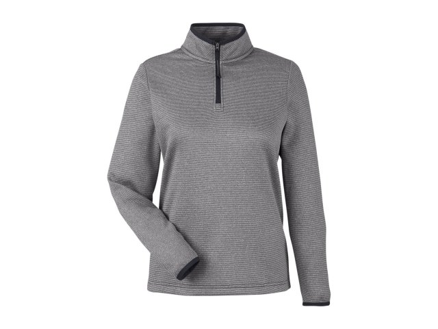 3301-ladies-venture-heathered-stripe-quarter-zip