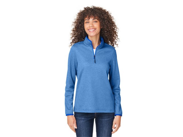 3306-ladies-venture-heathered-stripe-quarter-zip