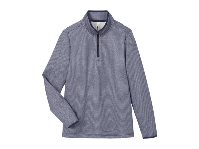 3308-ladies-venture-heathered-stripe-quarter-zip