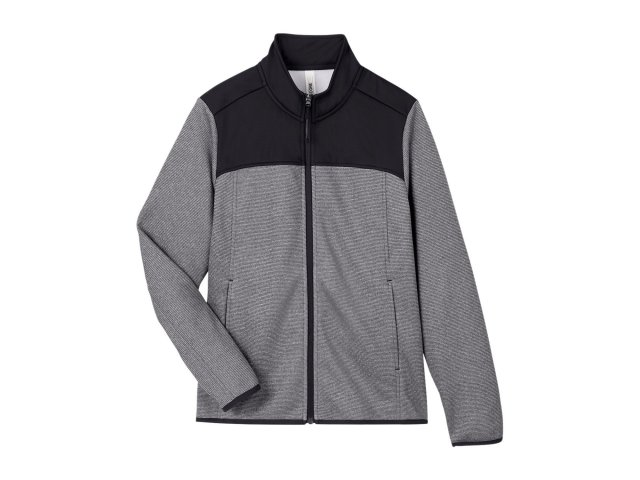 3323-ladies-venture-heathered-stripe-hybrid-jacket