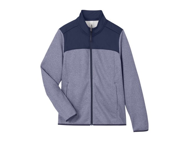 3324-ladies-venture-heathered-stripe-hybrid-jacket