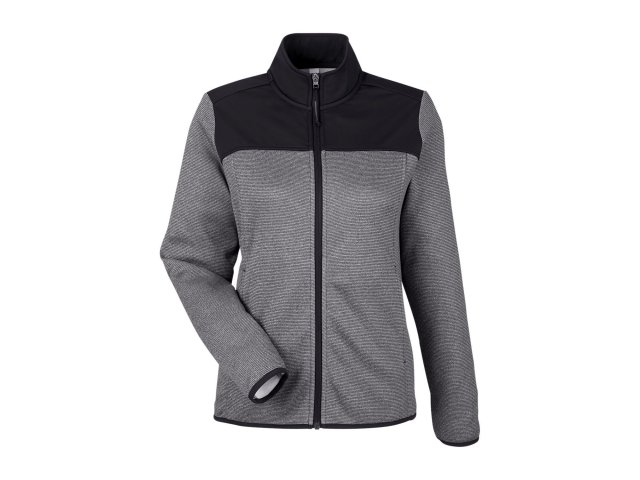 3325-ladies-venture-heathered-stripe-hybrid-jacket