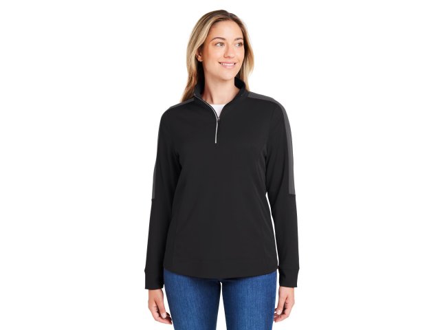 3358-ladies-market-snag-protect-mesh-colorblock-quarter-zip