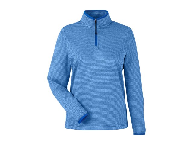 3404-ladies-venture-heathered-stripe-quarter-zip