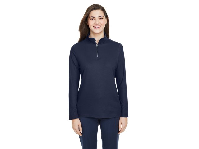 3944-ladies-fusion-chromasoft-pique-quarter-zip