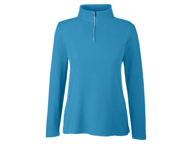 3947-ladies-fusion-chromasoft-pique-quarter-zip