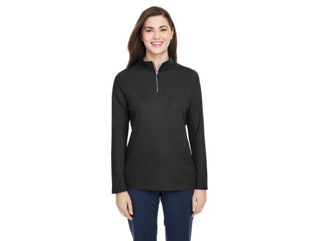 3951-ladies-fusion-chromasoft-pique-quarter-zip