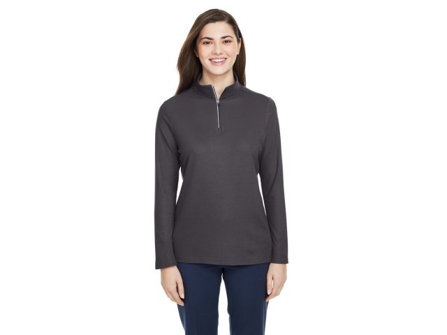 3954-ladies-fusion-chromasoft-pique-quarter-zip