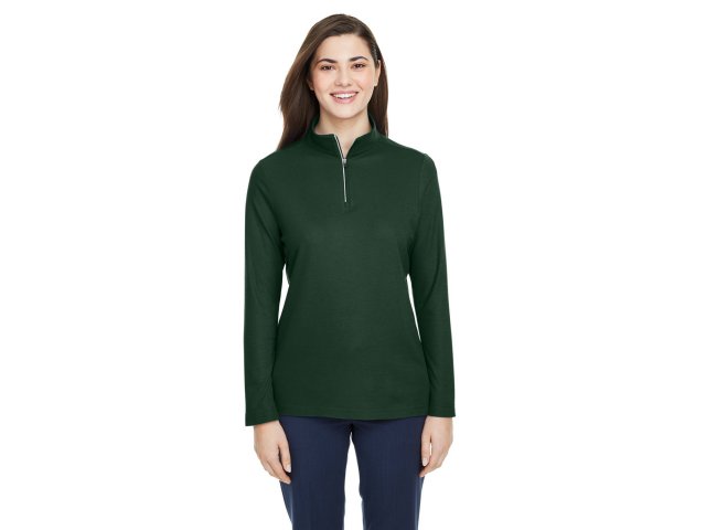 3955-ladies-fusion-chromasoft-pique-quarter-zip