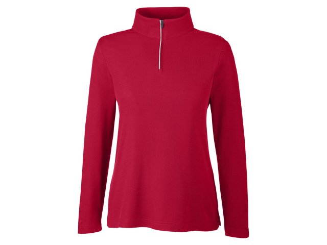 3961-ladies-fusion-chromasoft-pique-quarter-zip