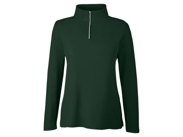 3963-ladies-fusion-chromasoft-pique-quarter-zip